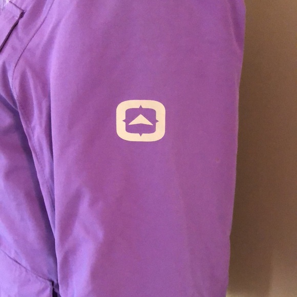 Outbound Ski Winter Hooded Jacket Purple with Green Size Large - Picture 2 of 10